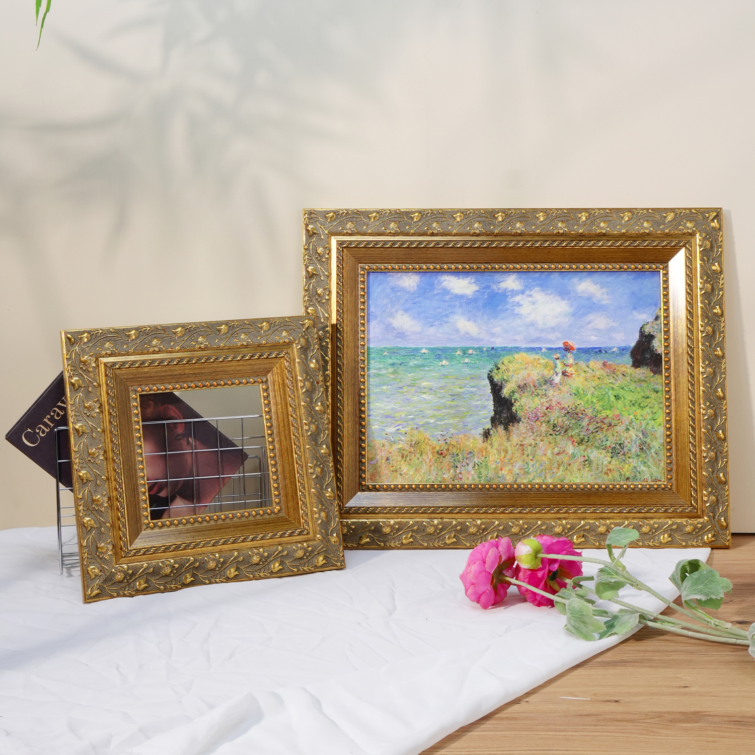 法式郁金香雕花金色画框  (型号76260808-G)