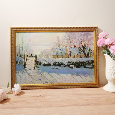 G160 冬日雪景装饰画