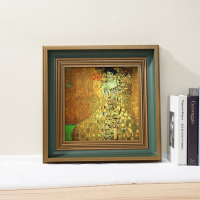 G221 古斯塔夫·克里姆特《阿黛尔·布洛赫-鲍尔夫人肖像》装饰画