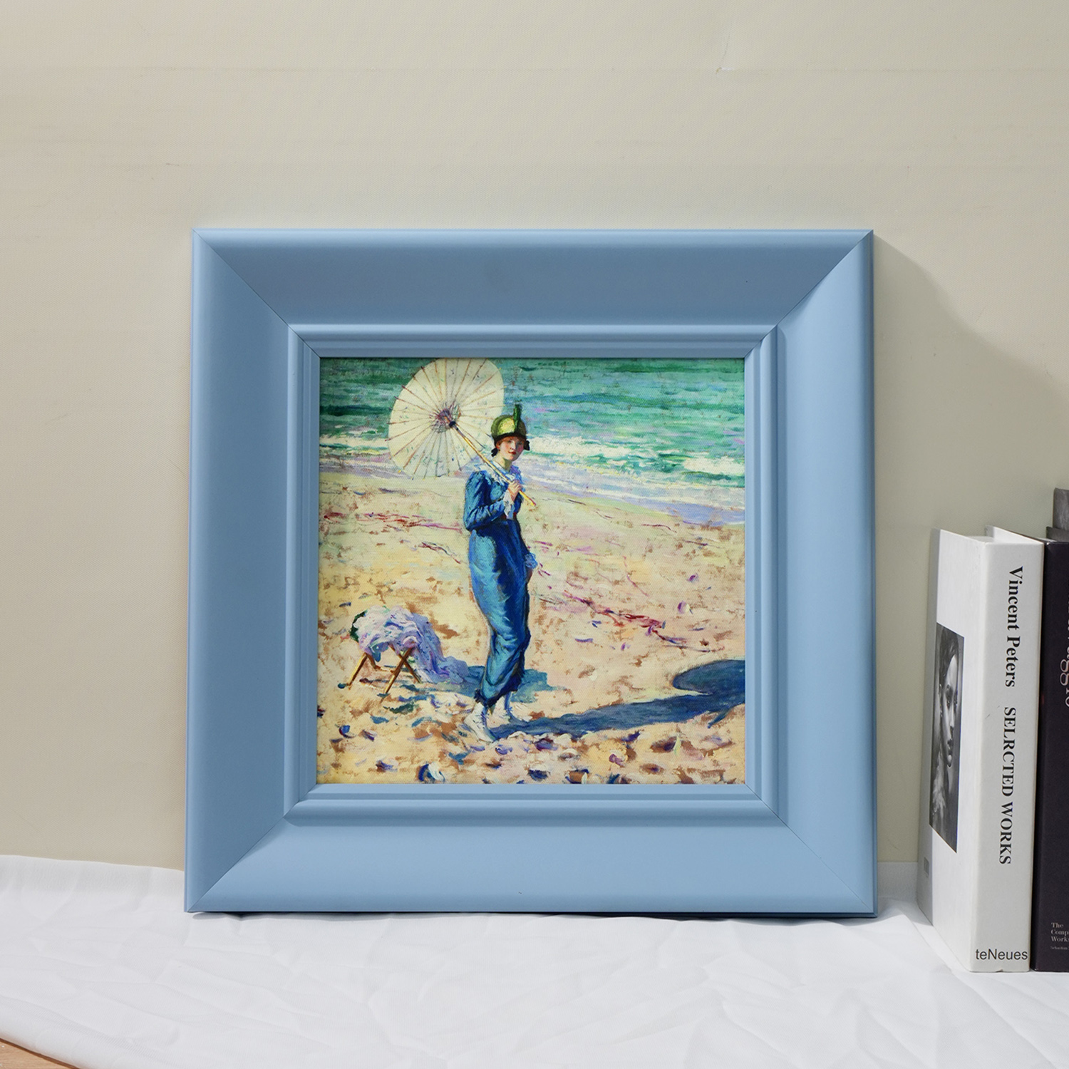 G306 克劳德·莫奈《海滨倩影》装饰画